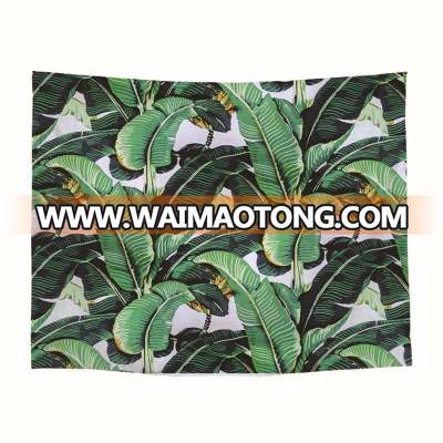 Factory direct new European and American green plants custom wall tapestry