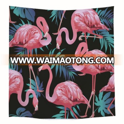 Various Printing Customization of Flamingo with Explosive Cap picture carpet wall hanging